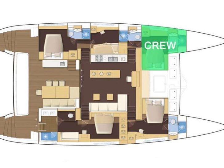 Yacht layout