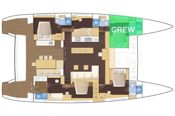 Layout for ULTRA Lagoon 630 - Layout