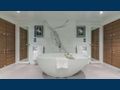 BIG SKY Oceanfast 48m master cabin bathroom with bath tub