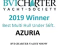 AZURIA Lagoon 50 - 2019 award AZURIA Lagoon 50 - 2019 award