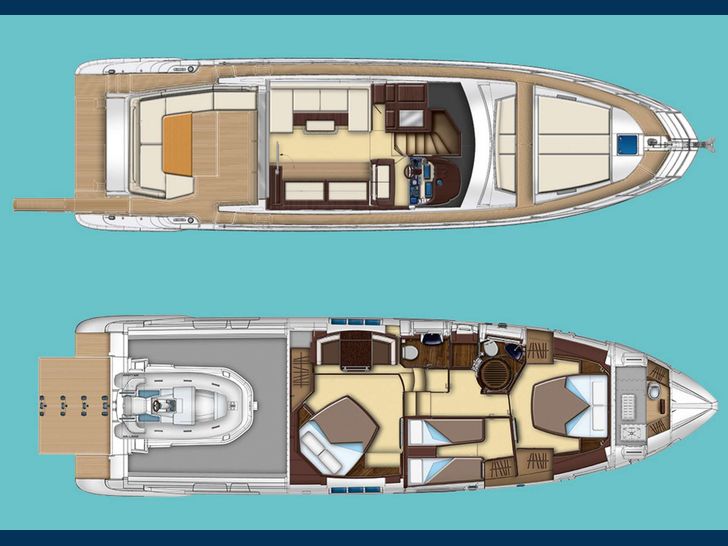 MINI TOO - Azimut 55S,motor yacht layout