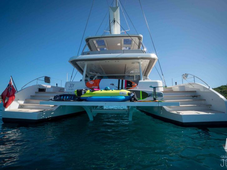 JOY Lagoon Seventy 7 aft shot JOY Lagoon Seventy 7 aft shot