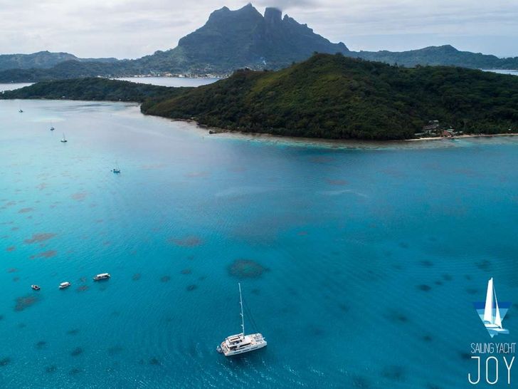 JOY Lagoon Seventy 7 aerial shot with waterline JOY Lagoon Seventy 7 aerial shot with waterline