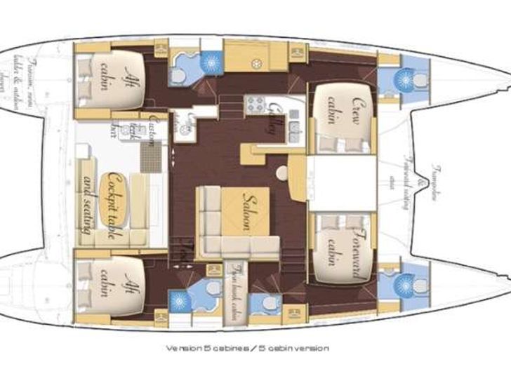 GAMBIT Lagoon 500 - layout GAMBIT Lagoon 500 - layout