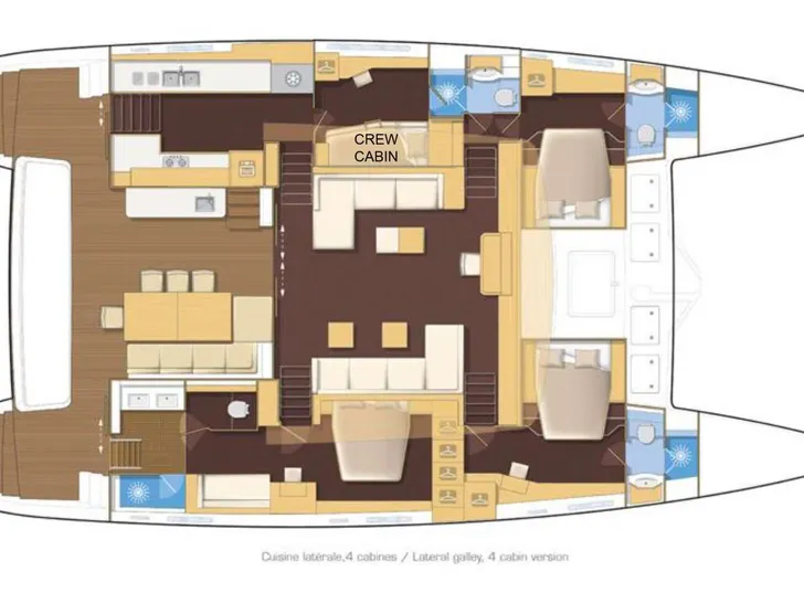 Yacht layout