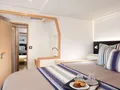 NEW HORIZONS 2 Fountaine Pajot Saba 50 - master cabin bed NEW HORIZONS 2 Fountaine Pajot Saba 50 - master cabin bed