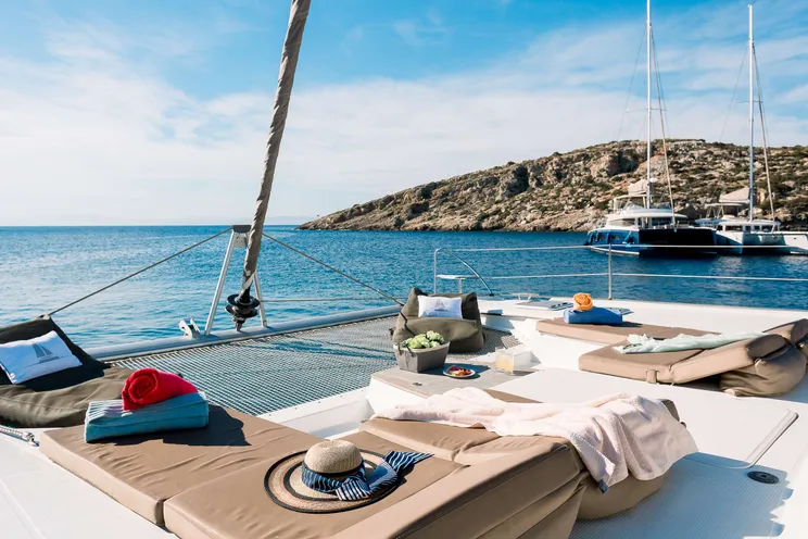 Charter Yacht NEW HORIZONS II - Fountaine Pajot Saba 50 - 5 Cabins - Athens - Lefkas - Mykonos