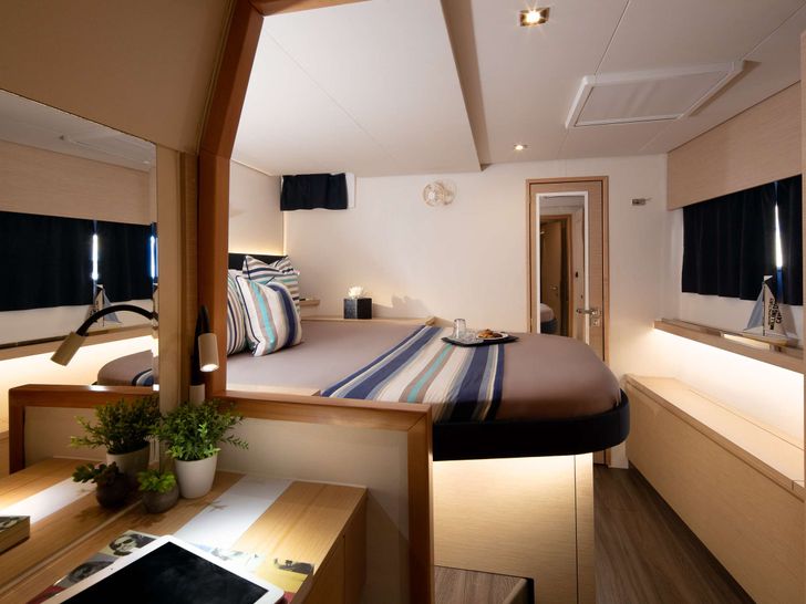 NEW HORIZONS 2 Fountaine Pajot Saba 50 - master cabin NEW HORIZONS 2 Fountaine Pajot Saba 50 - master cabin