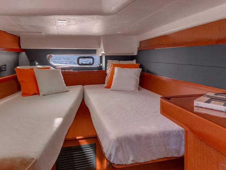 OCEAN STAR- Aft cabin set up as a twin berth