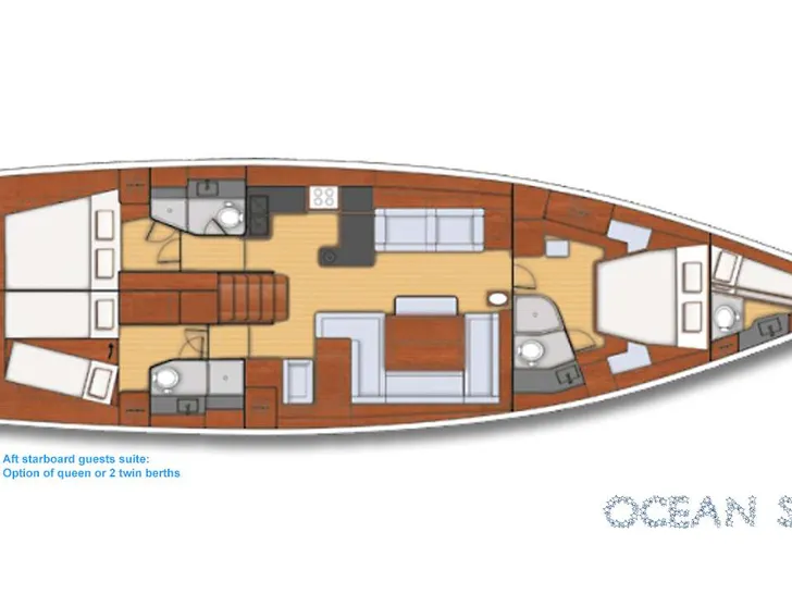 Yacht layout