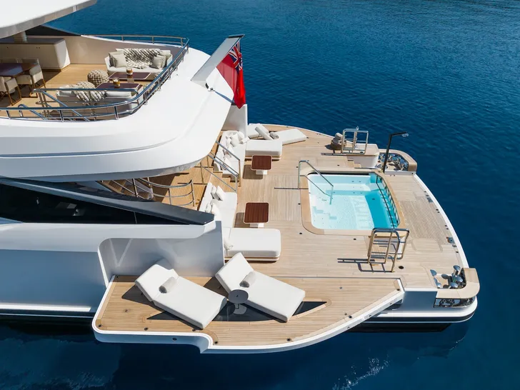 NOCTURNE Benetti B.Now 50m - main aft deck pool NOCTURNE Benetti B.Now 50m - main aft deck pool