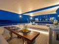 55 FIFTYFIVE Cerri Flying Sport 102 - flybridge dining and sun beds 55 FIFTYFIVE Cerri Flying Sport 102 - flybridge dining and sun beds
