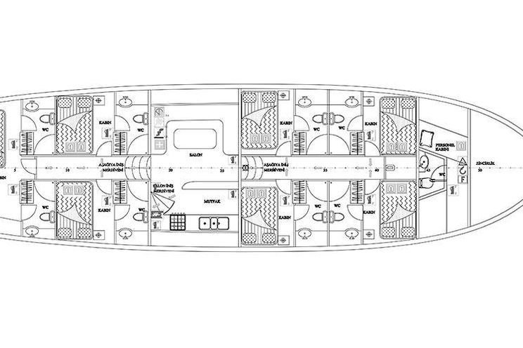 Layout for Yacht layout