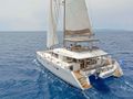 MELITI Lagoon 560 - cruising aft shot MELITI Lagoon 560 - cruising aft shot