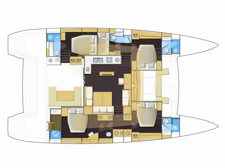 MELITI - yacht layout