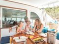 TABULA RASA - aft deck dining TABULA RASA - aft deck dining