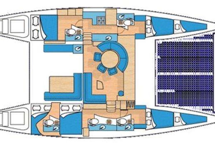 Layout for TABULA RASA - yacht layout