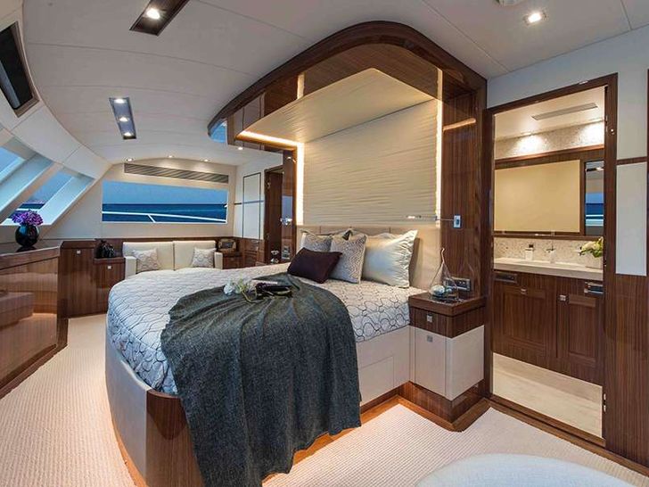 Full width master king suite