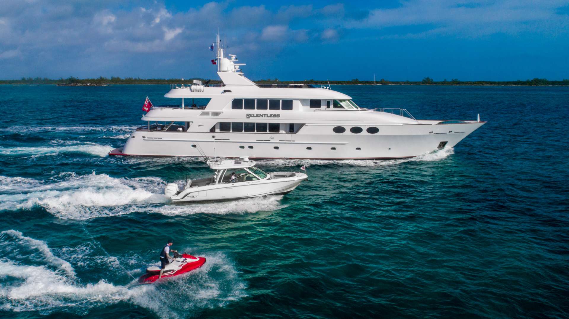 Charter Yacht RELENTLESS - Trinity 145 - 5 Cabins - Nassau - Exumas - Bahamas