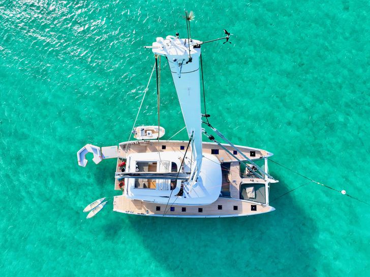 TWIN FLAME 77 Lagoon Seventy 7 - top aerial shot TWIN FLAME 77 Lagoon Seventy 7 - top aerial shot