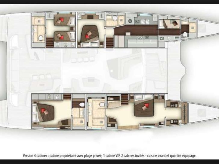 TWIN FLAME 77 Lagoon Seventy 7 - layout TWIN FLAME 77 Lagoon Seventy 7 - layout