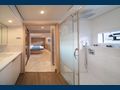 AETHER Fountaine Pajot Alegria 67 - master cabin bathroom wide shot