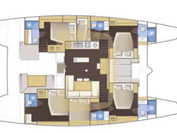 NOMAD - yacht layout
