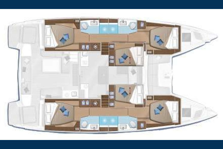 Layout for KALIMAR - yacht layout
