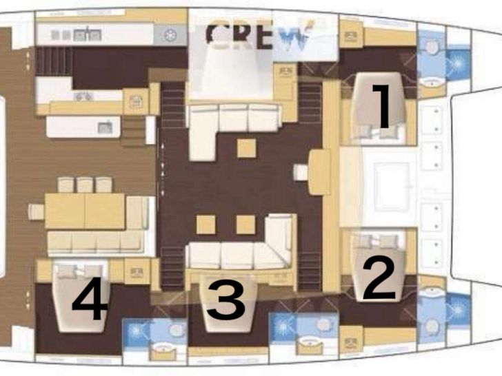 Yacht layout Yacht layout