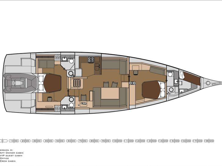 SOPHIA Yacht layout