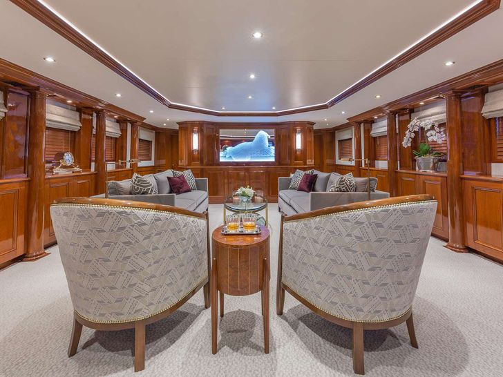 ARIADNE Breaux Bay Craft 37m Luxury Crewed Motor Yacht Main Salon ARIADNE Breaux Bay Craft 37m Luxury Crewed Motor Yacht Main Salon
