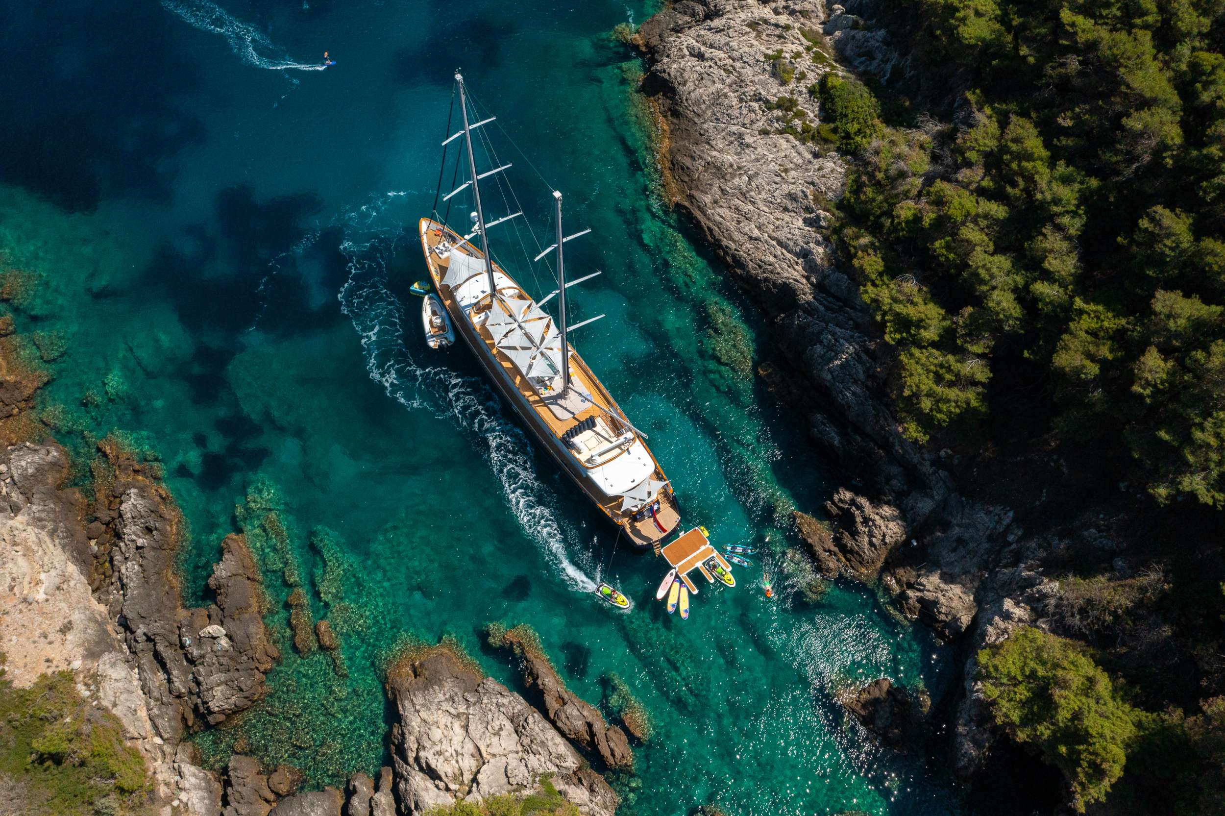 Charter Yacht DALMATINO - Custom Motor Sailer 43m - 6 Cabins - Split - Dubrovnik - Hvar - Croatia