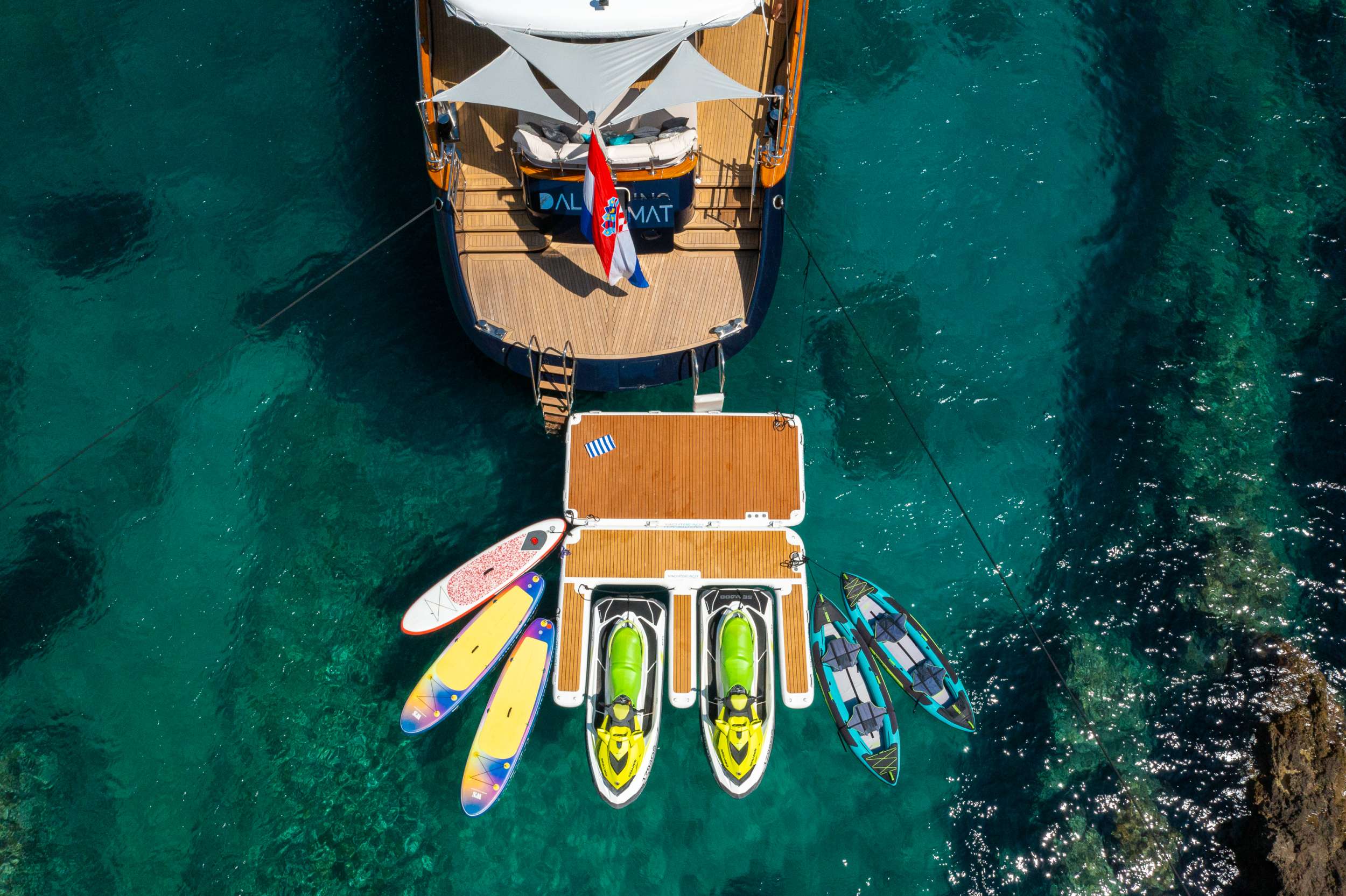 Charter Yacht DALMATINO - Custom Motor Sailer 43m - 6 Cabins - Split - Dubrovnik - Hvar - Croatia