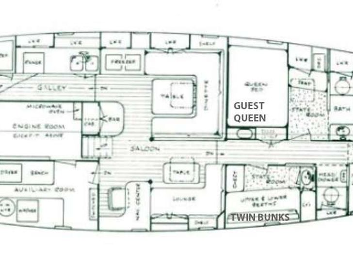 Yacht layout