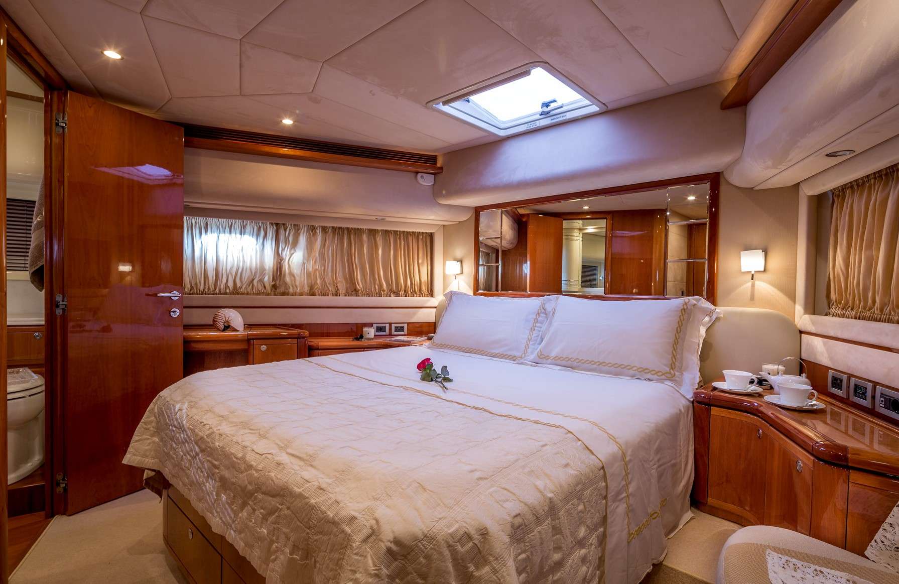 Charter Yacht PIOLA - Ferretti 830 - 4 Cabins - Athens - Mykonos - Paros - Cyclades - Aegean - Greece