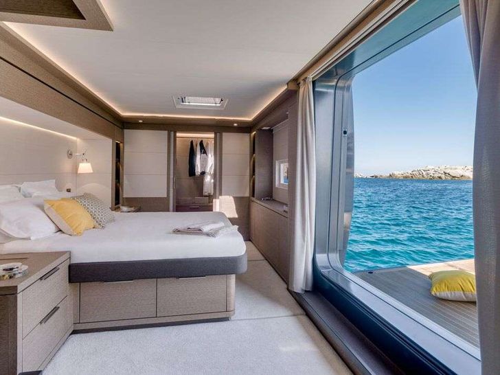 ADRIATIC DRAGON Lagoon 77 - master cabin ADRIATIC DRAGON Lagoon 77 - master cabin