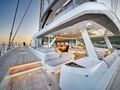 ADRIATIC DRAGON Lagoon 77 - aft deck ADRIATIC DRAGON Lagoon 77 - aft deck