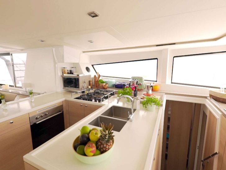 NAMASTE OF BALI Bali 5.4 - galley close up NAMASTE OF BALI Bali 5.4 - galley close up
