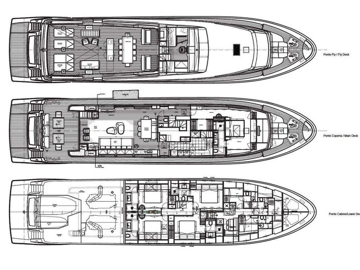 Yacht layout