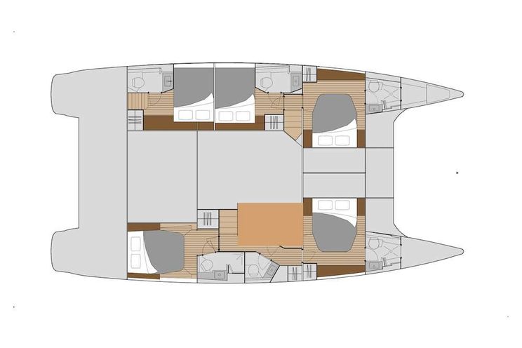 Layout for  PI 2 - yacht layout