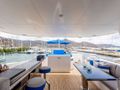ANGELEYES Horizon FD85 - flybridge seating and dining ANGELEYES Horizon FD85 - flybridge seating and dining