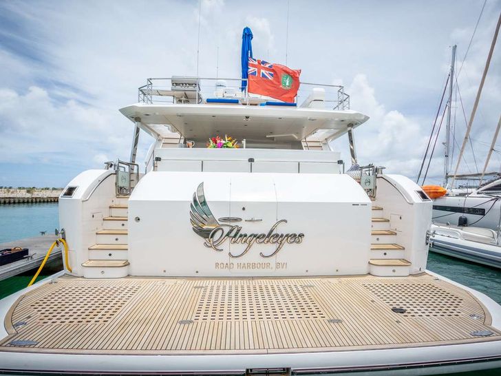 ANGELEYES Horizon FD85 - aft deck ANGELEYES Horizon FD85 - aft deck