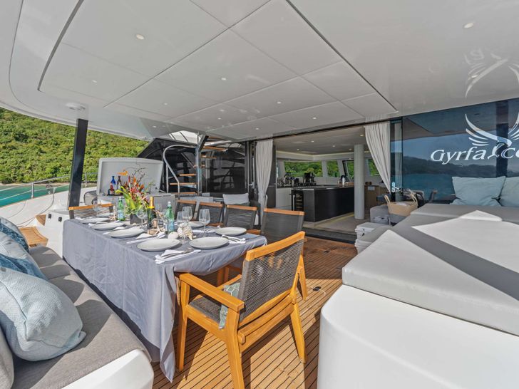 GYRFALCON - al fresco dining area GYRFALCON - al fresco dining area