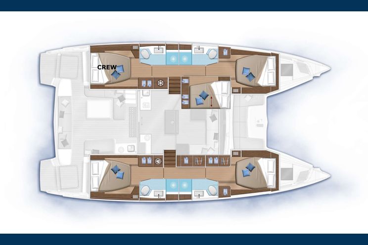 Layout for KARMA - yacht layout