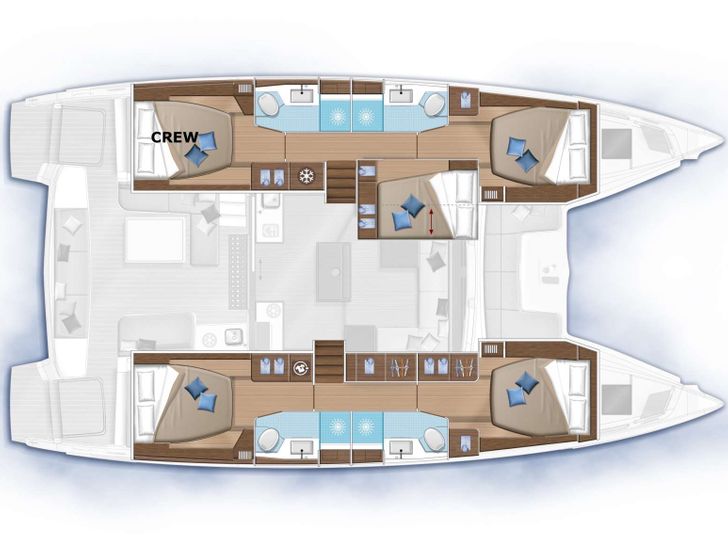 KARMA Lagoon 50 - layout KARMA Lagoon 50 - layout