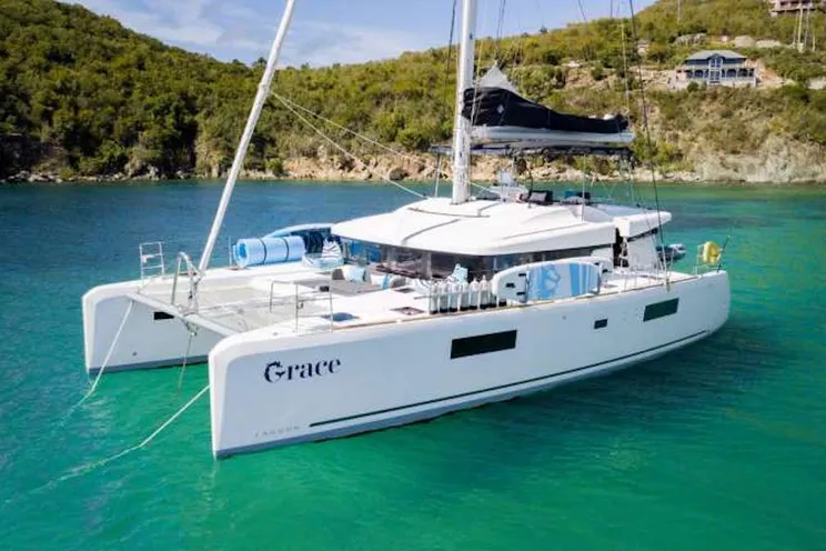 Charter Yacht GRACE - Lagoon 52 - 4 Cabins - Tortola - Anegada - Virgin Gorda - BVI - Caribbean