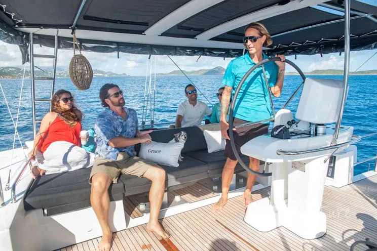Charter Yacht GRACE - Lagoon 52 - 4 Cabins - Tortola - Anegada - Virgin Gorda - BVI - Caribbean