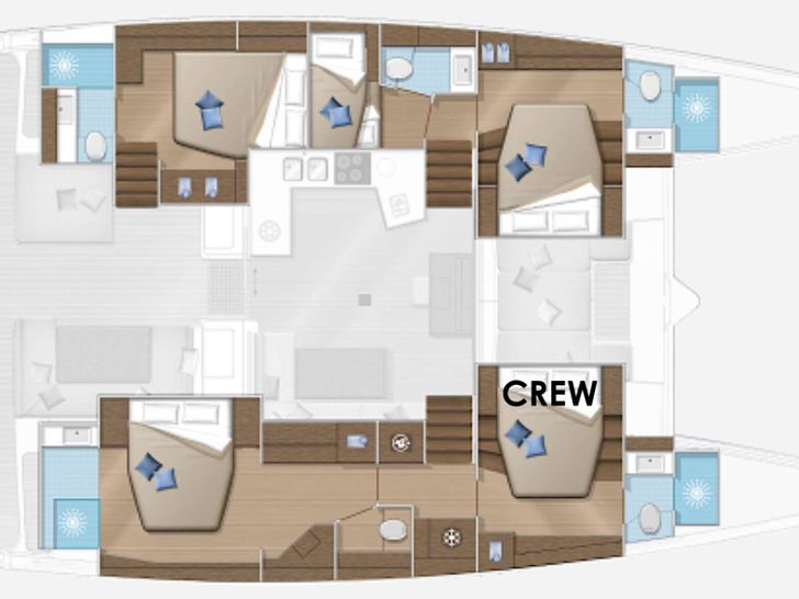 GRACE Lagoon 52 - layout GRACE Lagoon 52 - layout