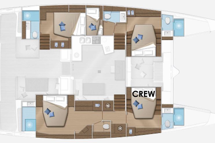 Layout for GRACE Lagoon 52 - layout