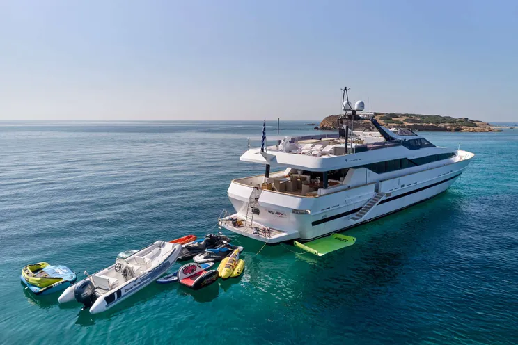 Charter Yacht LADY RINA - Baglietto 120 - 6 Cabins - Athens - Mykonos - Paros - Cyclades - Aegean - Greece